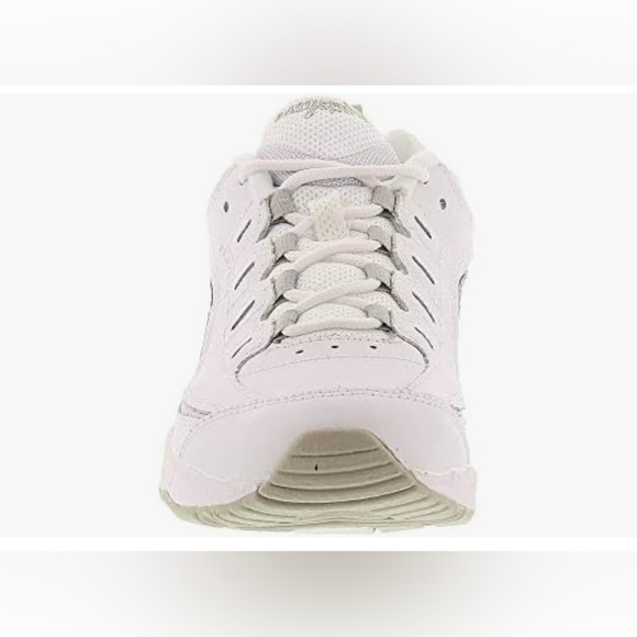 (1689) Easy Spirit Women's Romy Sneaker White silver glitter New 9 1/2 M - Picture 4 of 8